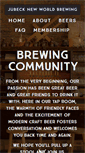 Mobile Screenshot of jubeckbrewing.com